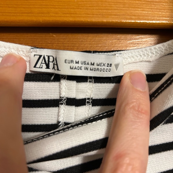 Zara fitted striped dress - M - Picture 3 of 3